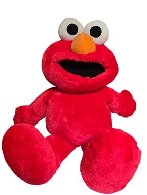vintage Elmo jumbo singing "Sunny Days" 25" plush  1997